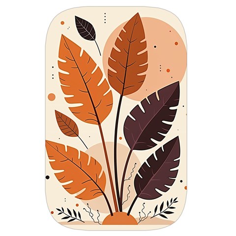 Leaves Boho Monster Nature Waist Pouch (Large) from ArtsNow.com Front