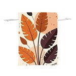 Leaves Boho Monster Nature Lightweight Drawstring Pouch (S)