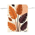 Leaves Boho Monster Nature Lightweight Drawstring Pouch (XL)