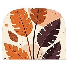 Leaves Boho Monster Nature Make Up Case (Large) from ArtsNow.com Front