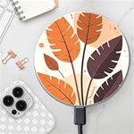 Leaves Boho Monster Nature Wireless Fast Charger(White)