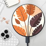 Leaves Boho Monster Nature Wireless Fast Charger(Black)