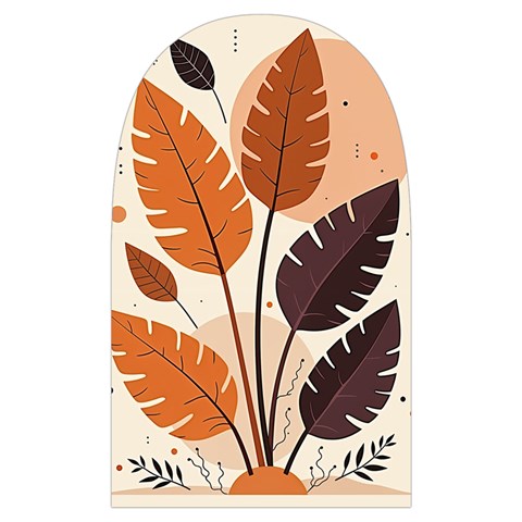 Leaves Boho Monster Nature Microwave Oven Glove from ArtsNow.com Back