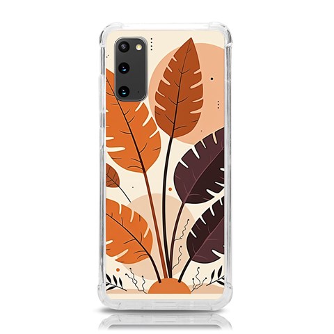 Leaves Boho Monster Nature Samsung Galaxy S20 6.2 Inch TPU UV Case from ArtsNow.com Front