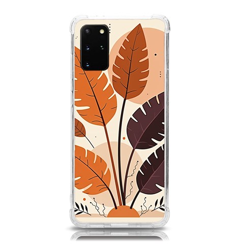 Leaves Boho Monster Nature Samsung Galaxy S20 Plus 6.7 Inch TPU UV Case from ArtsNow.com Front