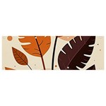 Leaves Boho Monster Nature Banner and Sign 9  x 3 