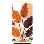 Leaves Boho Monster Nature iPhone 14 Plus Black UV Print PC Hardshell Case