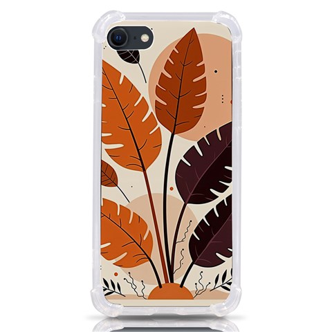 Leaves Boho Monster Nature iPhone SE from ArtsNow.com Front