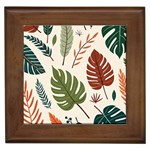 Leaves Autumn Framed Tile