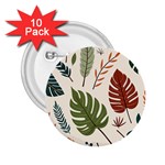 Leaves Autumn 2.25  Buttons (10 pack) 