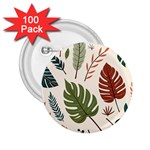 Leaves Autumn 2.25  Buttons (100 pack) 