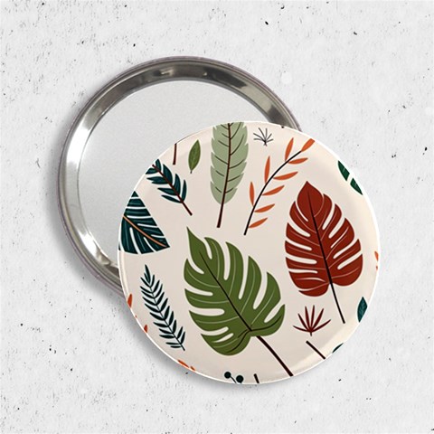 Leaves Autumn 2.25  Handbag Mirrors from ArtsNow.com Front