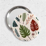 Leaves Autumn 2.25  Handbag Mirrors