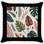 Leaves Autumn Throw Pillow Case (Black)