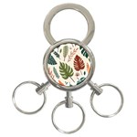 Leaves Autumn 3-Ring Key Chain