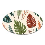 Leaves Autumn Oval Magnet