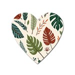 Leaves Autumn Heart Magnet