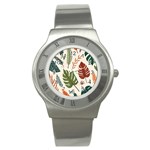 Leaves Autumn Stainless Steel Watch