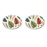 Leaves Autumn Cufflinks (Oval)