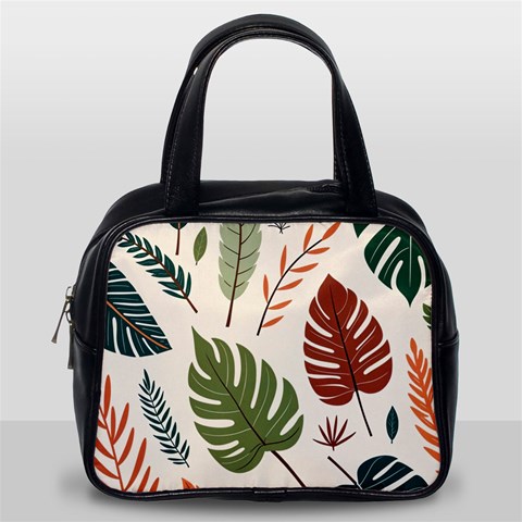 Leaves Autumn Classic Handbag (One Side) from ArtsNow.com Front