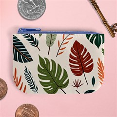 Leaves Autumn Mini Coin Purse from ArtsNow.com Front