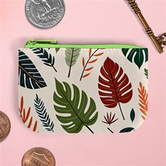 Leaves Autumn Mini Coin Purse from ArtsNow.com Front