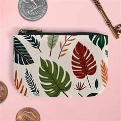 Leaves Autumn Mini Coin Purse from ArtsNow.com Front