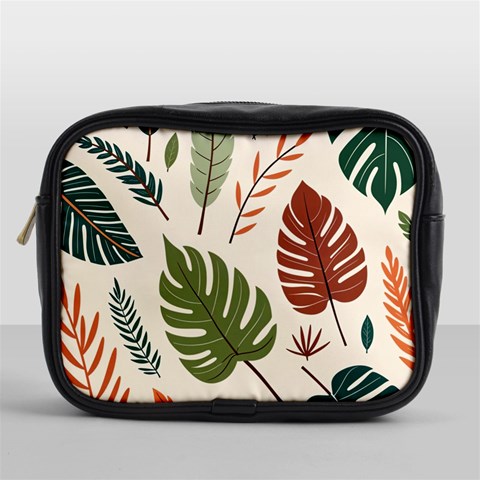 Leaves Autumn Mini Toiletries Bag (One Side) from ArtsNow.com Front