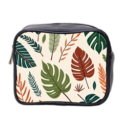 Leaves Autumn Mini Toiletries Bag (Two Sides) from ArtsNow.com Front