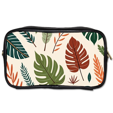 Leaves Autumn Toiletries Bag (Two Sides) from ArtsNow.com Front