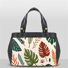 Leaves Autumn Oversize Office Handbag (2 Sides) from ArtsNow.com Front