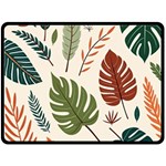 Leaves Autumn Fleece Blanket (Large)