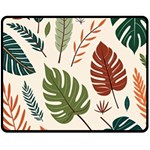 Leaves Autumn Fleece Blanket (Medium)