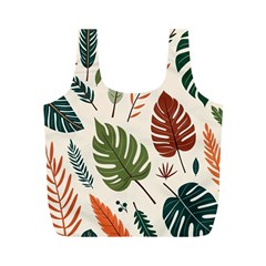 Leaves Autumn Full Print Recycle Bag (M) from ArtsNow.com Front