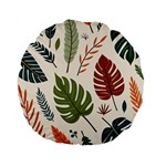 Leaves Autumn Standard 15  Premium Flano Round Cushions