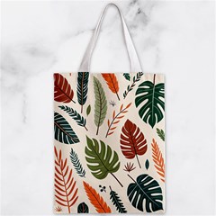 Leaves Autumn Zipper Classic Tote Bag from ArtsNow.com Front