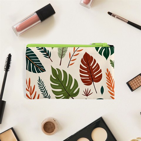 Leaves Autumn Cosmetic Bag (XS) from ArtsNow.com Back