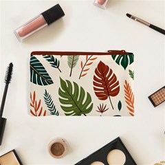 Leaves Autumn Cosmetic Bag (XS) from ArtsNow.com Back