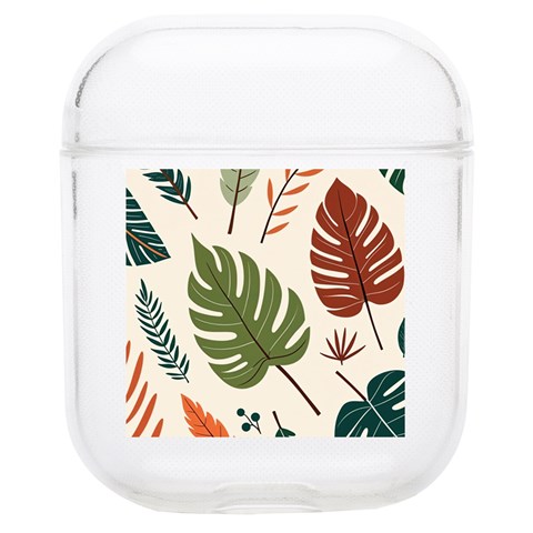 Leaves Autumn Soft TPU AirPods 1/2 Case from ArtsNow.com Front