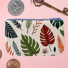 Leaves Autumn Large Coin Purse from ArtsNow.com Back