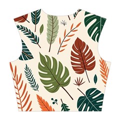 Leaves Autumn Cotton Crop Top from ArtsNow.com Back