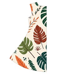 Leaves Autumn Short Sleeve V Back Left