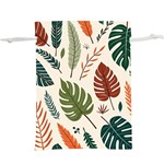 Leaves Autumn Lightweight Drawstring Pouch (XL)