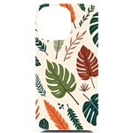 Leaves Autumn iPhone 14 Pro Max Black UV Print PC Hardshell Case