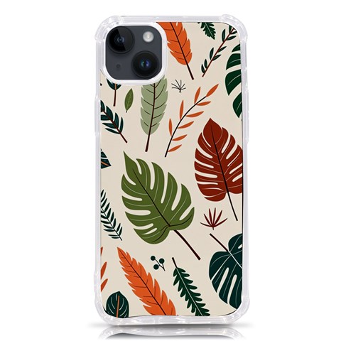 Leaves Autumn iPhone 14 Plus TPU UV Print Case from ArtsNow.com Front