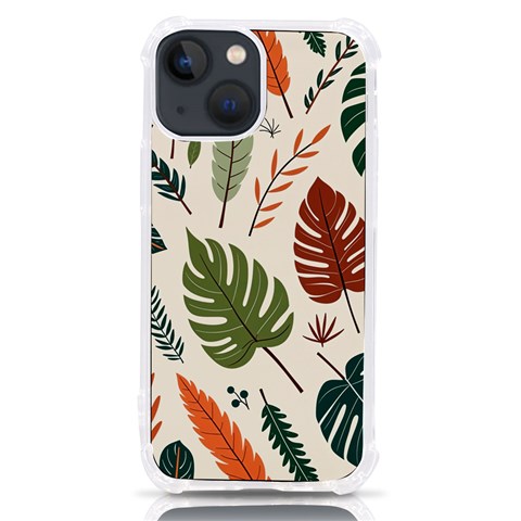 Leaves Autumn iPhone 13 mini TPU UV Print Case from ArtsNow.com Front