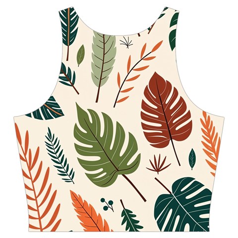 Leaves Autumn Cut Out Top from ArtsNow.com Back