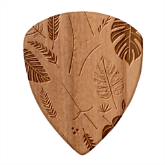 Leaves Autumn Guitar Shape Wood Guitar Pick Holder Case And Picks Set from ArtsNow.com Pick