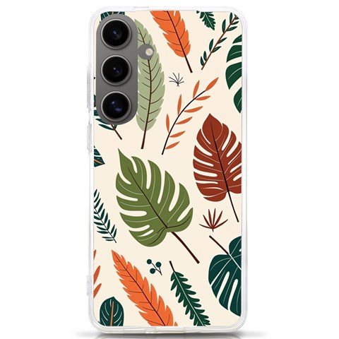 Leaves Autumn Samsung Galaxy S24 Ultra 6.9 Inch TPU UV Case from ArtsNow.com Front