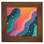 Art Abstract Pattern Framed Tile